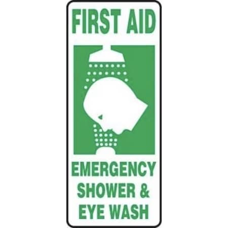 Accuform SAFETY SIGN FIRST AID  EMERGENCY FRMFSD996XV FRMFSD996XV